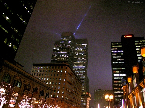 Foggy Night, Place Ville Marie, Montreal